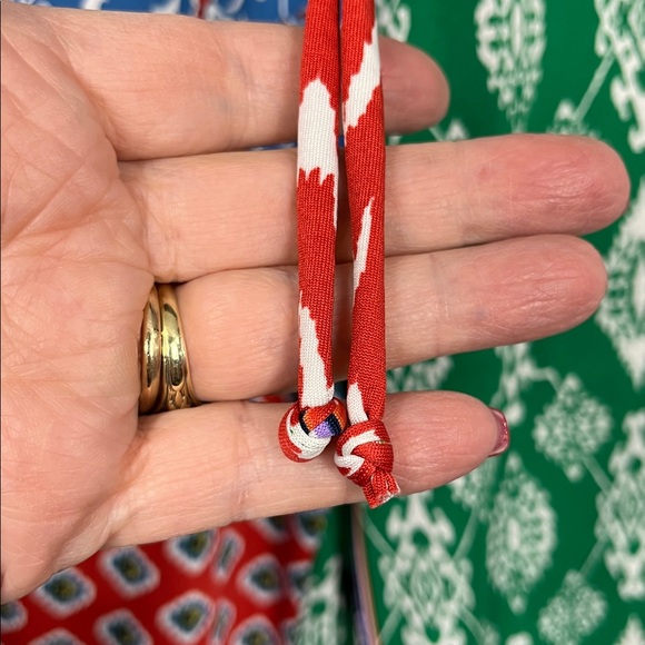 Love Ryan Flare Pant Multi Vibrant Colors Stretch Waist Flare Leg Drawstring EUC - Picture 3 of 12